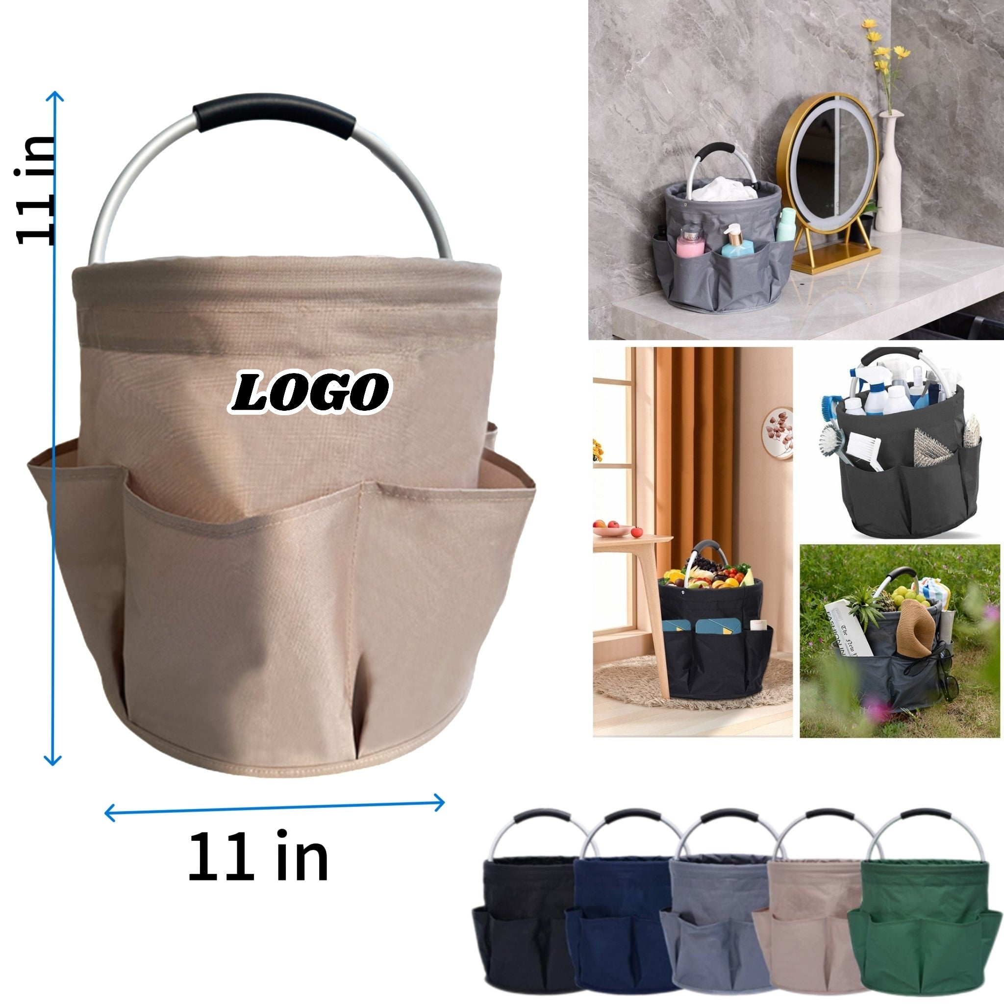 Portable Folding Beach Basket