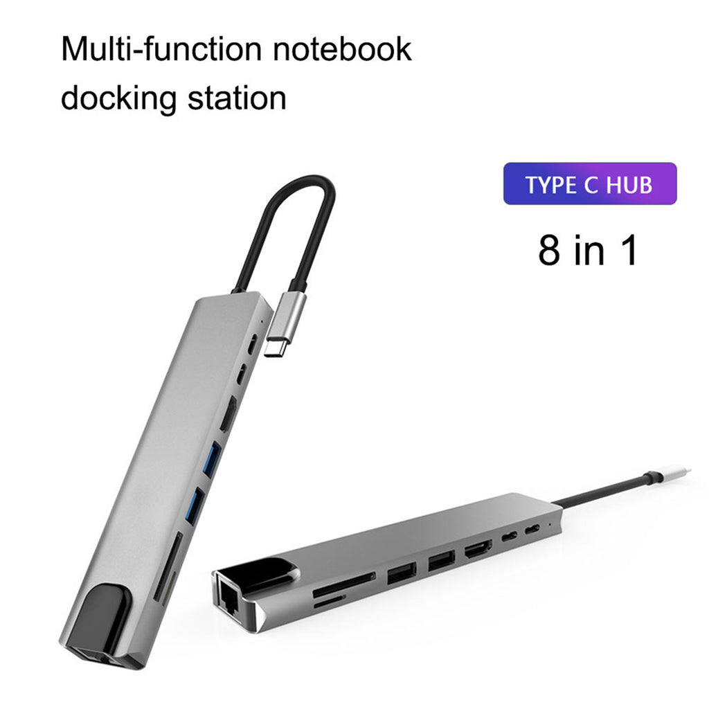 Ultimate 8 In 1 Usb-C Hub