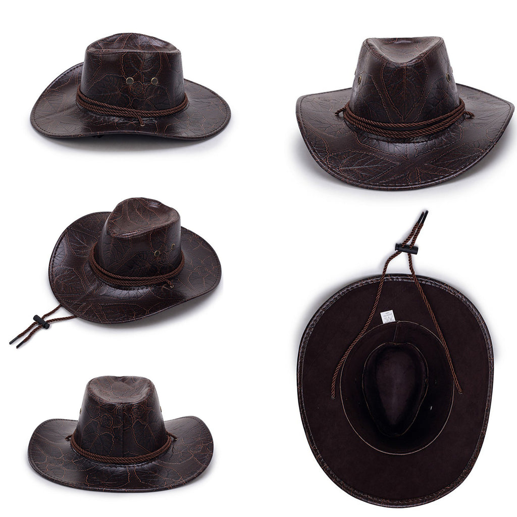 Adult Stetson Leather Cowboy Hat