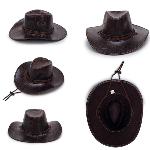 Adult Stetson Leather Cowboy Hat