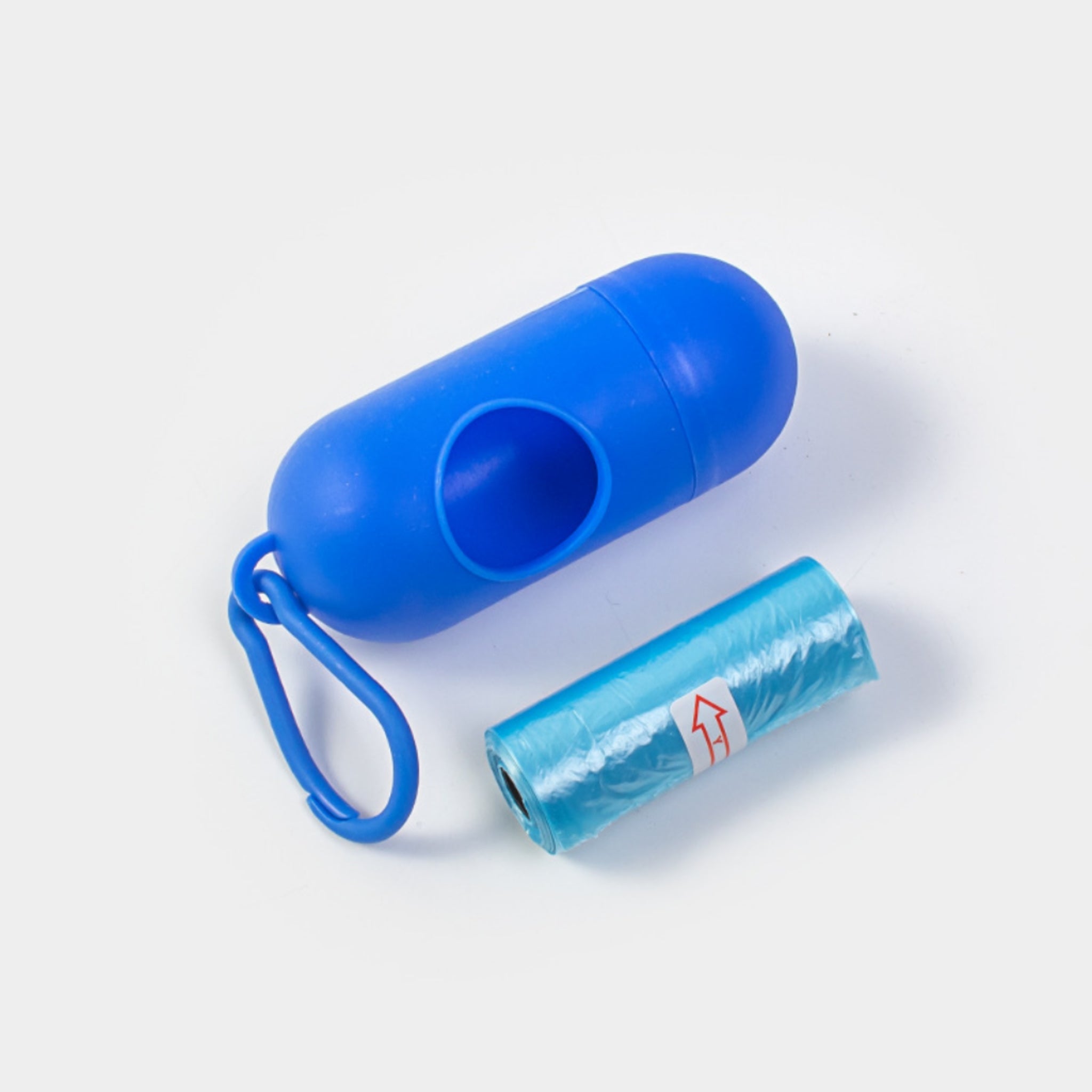 Pet Poop Bag Dispenser Portable Outdoor Dog Walks Leash Clip