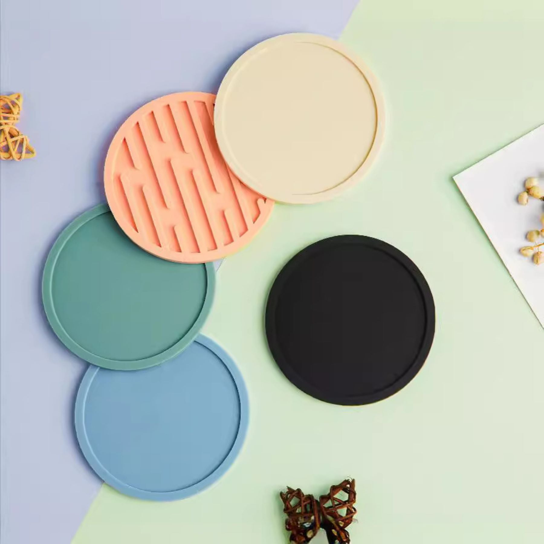 Silicone Round Coaster
