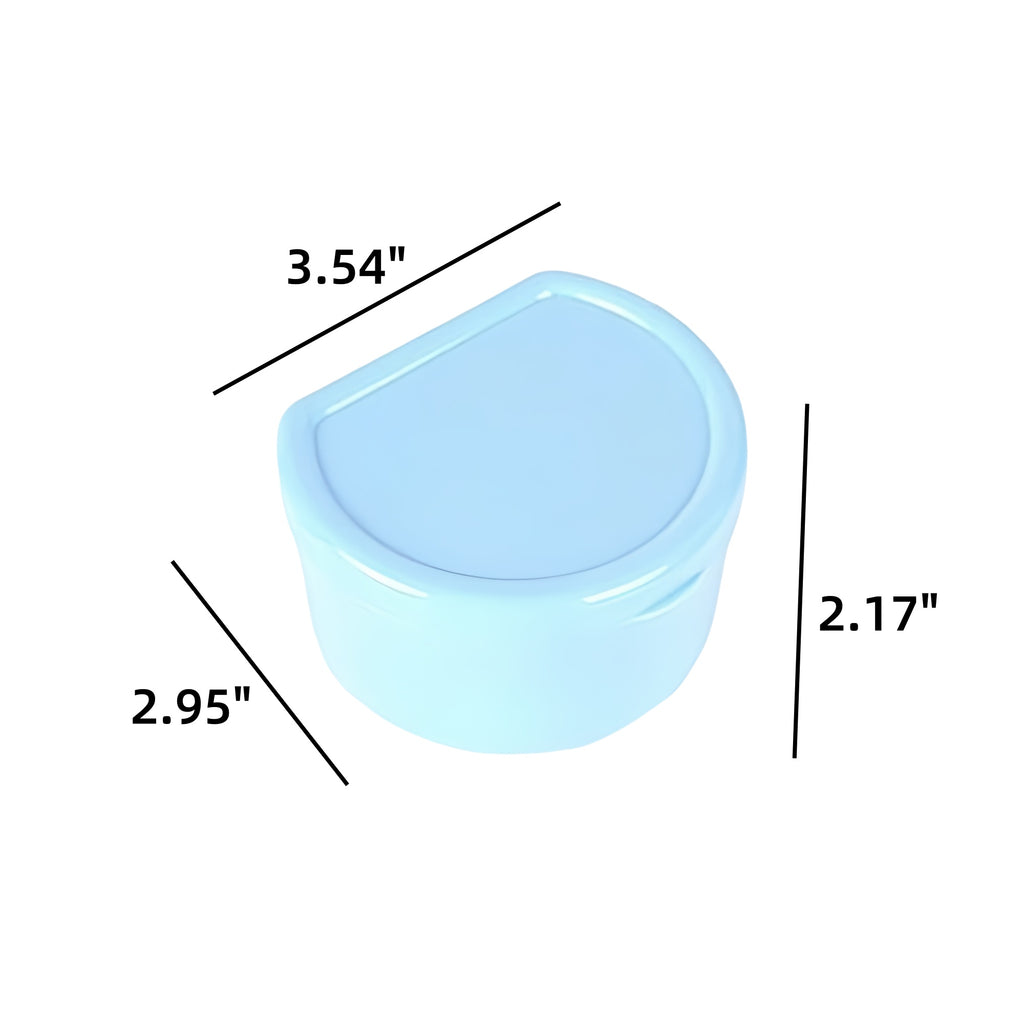 Portable Denture Brush Retainer Case