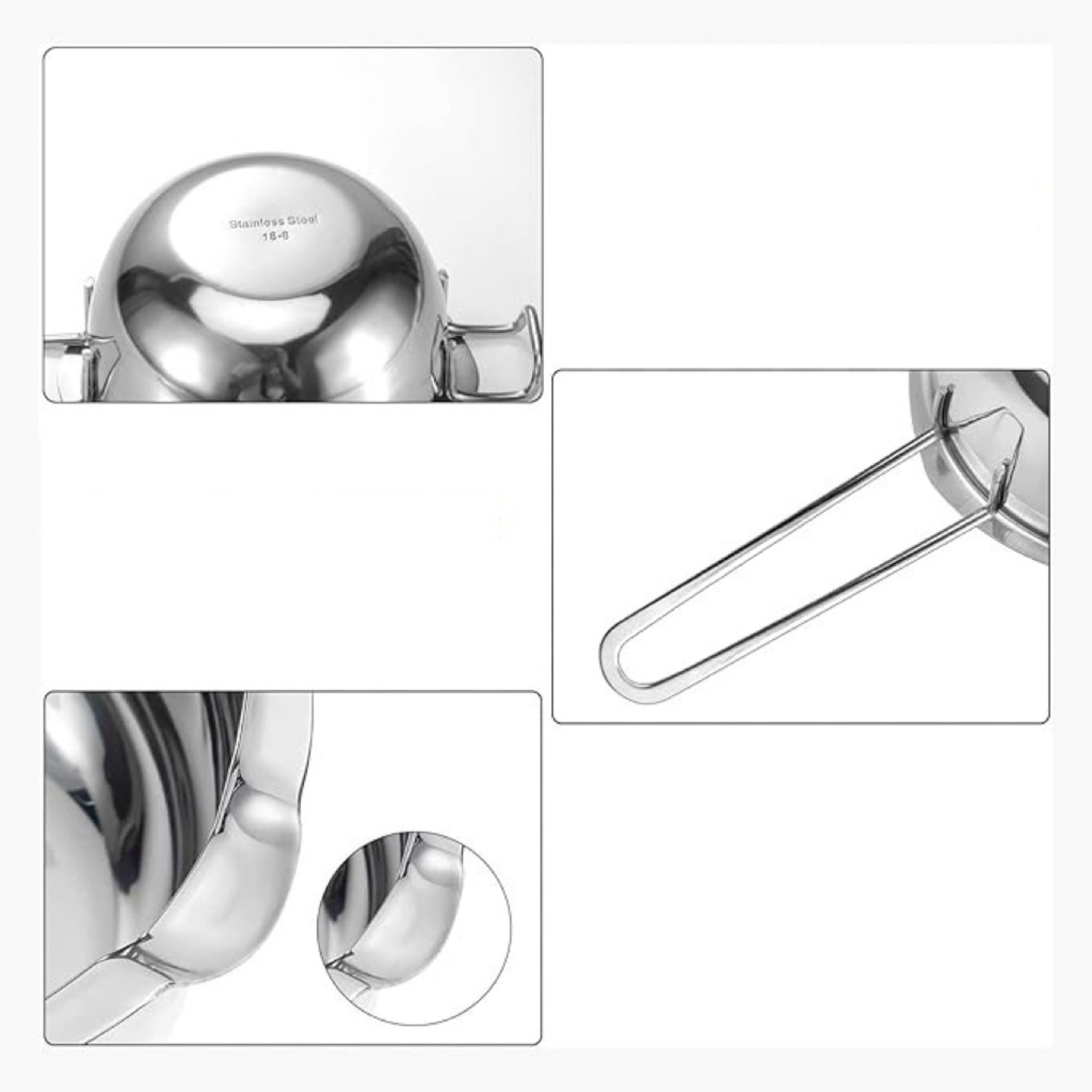 304 Stainless Steel Chocolate Melting Pot