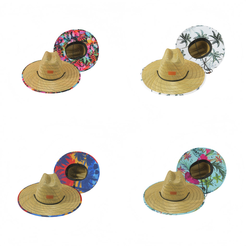 Adult Sized Wide Brimmed Outdoor Sun Shading Straw Hat