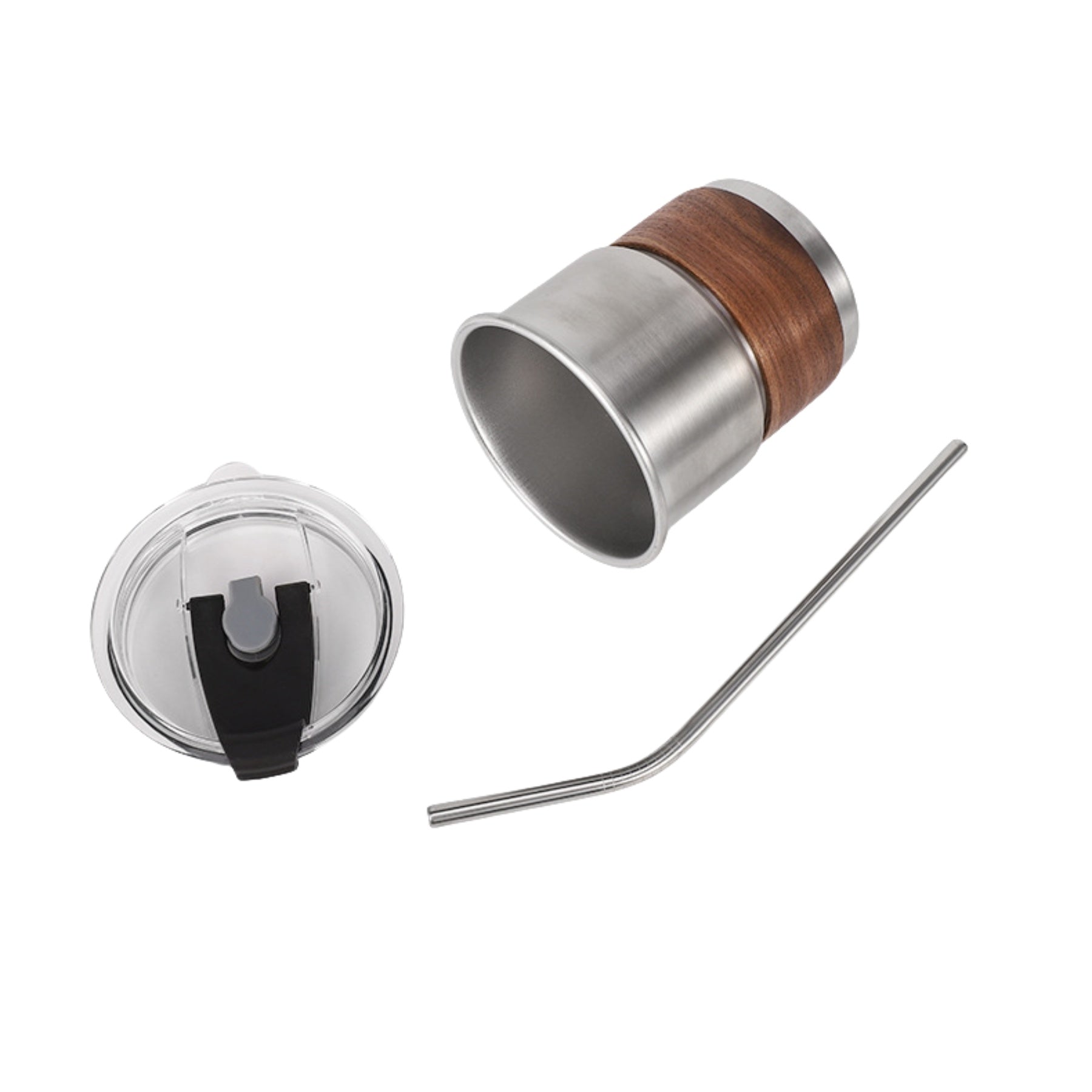 Camping Mug With Heatproof Wooden Sleeve