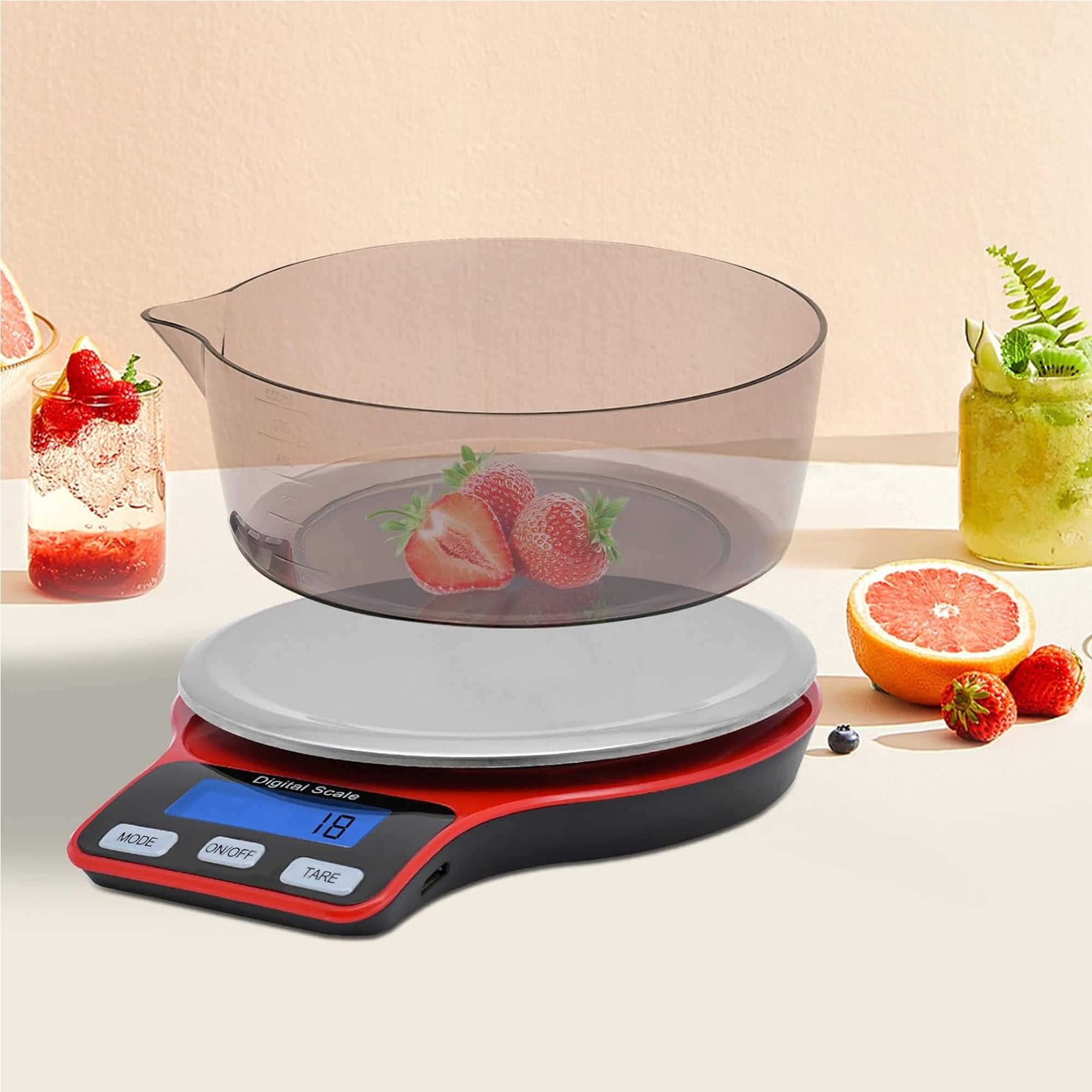 Digital Food Scale With Bowl