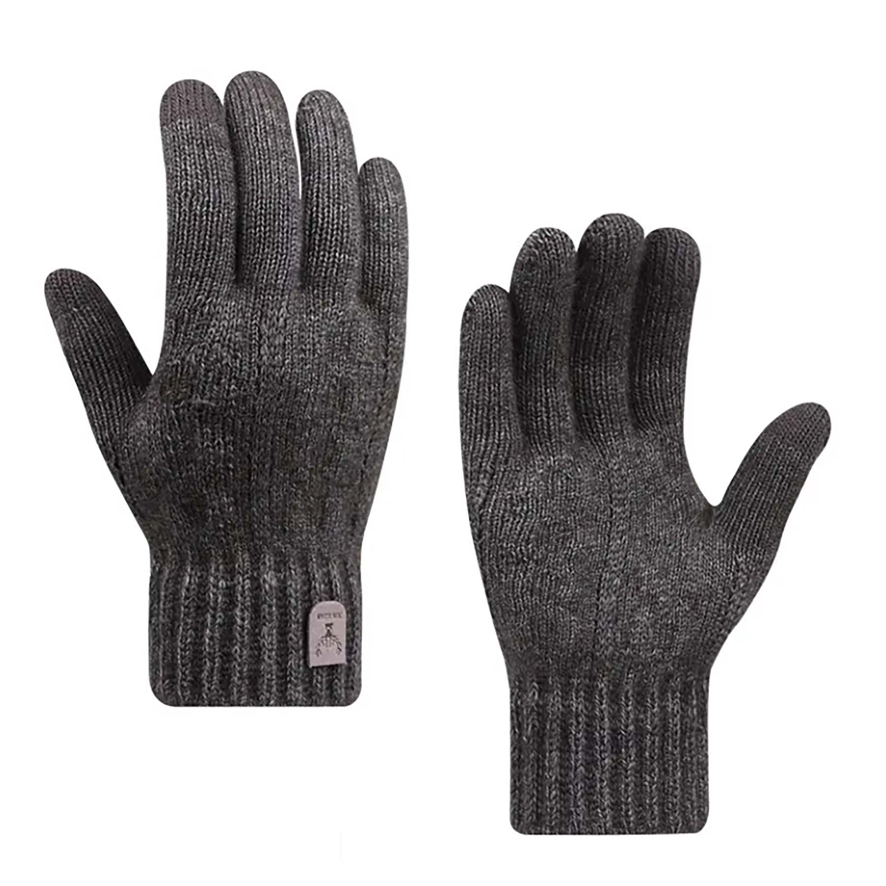 Knit Winter Touchscreen Gloves