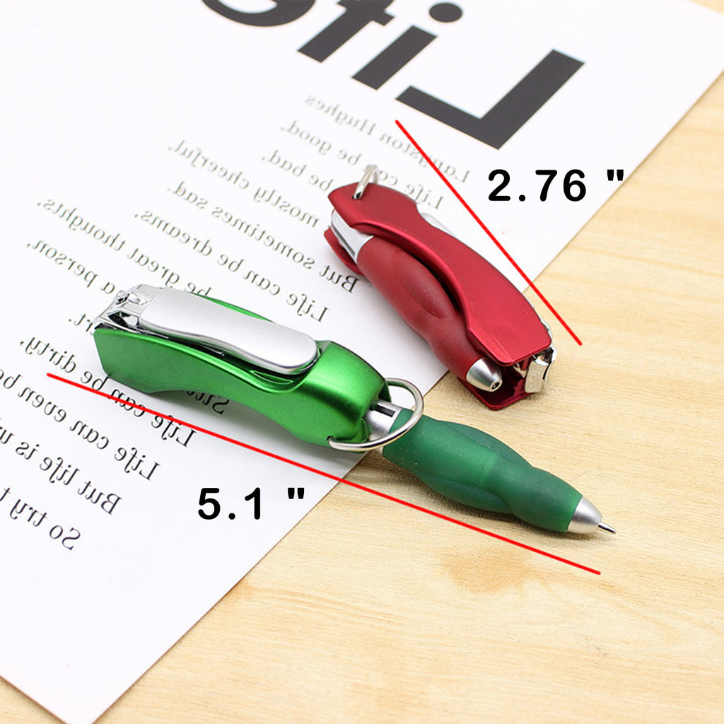Nail Clippers With Ballpoint Pen