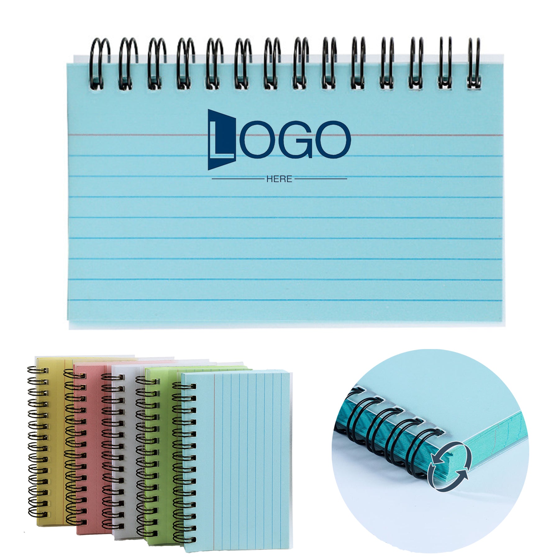 Colorful Spiral Notebook