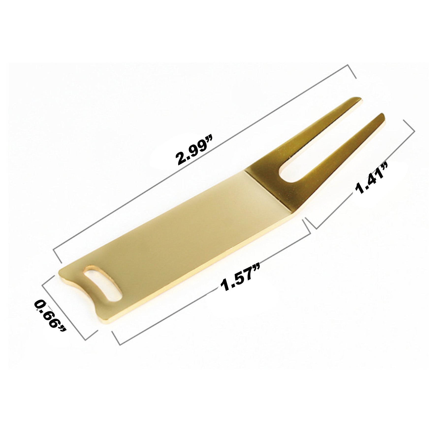 Metal Golf Green Forks