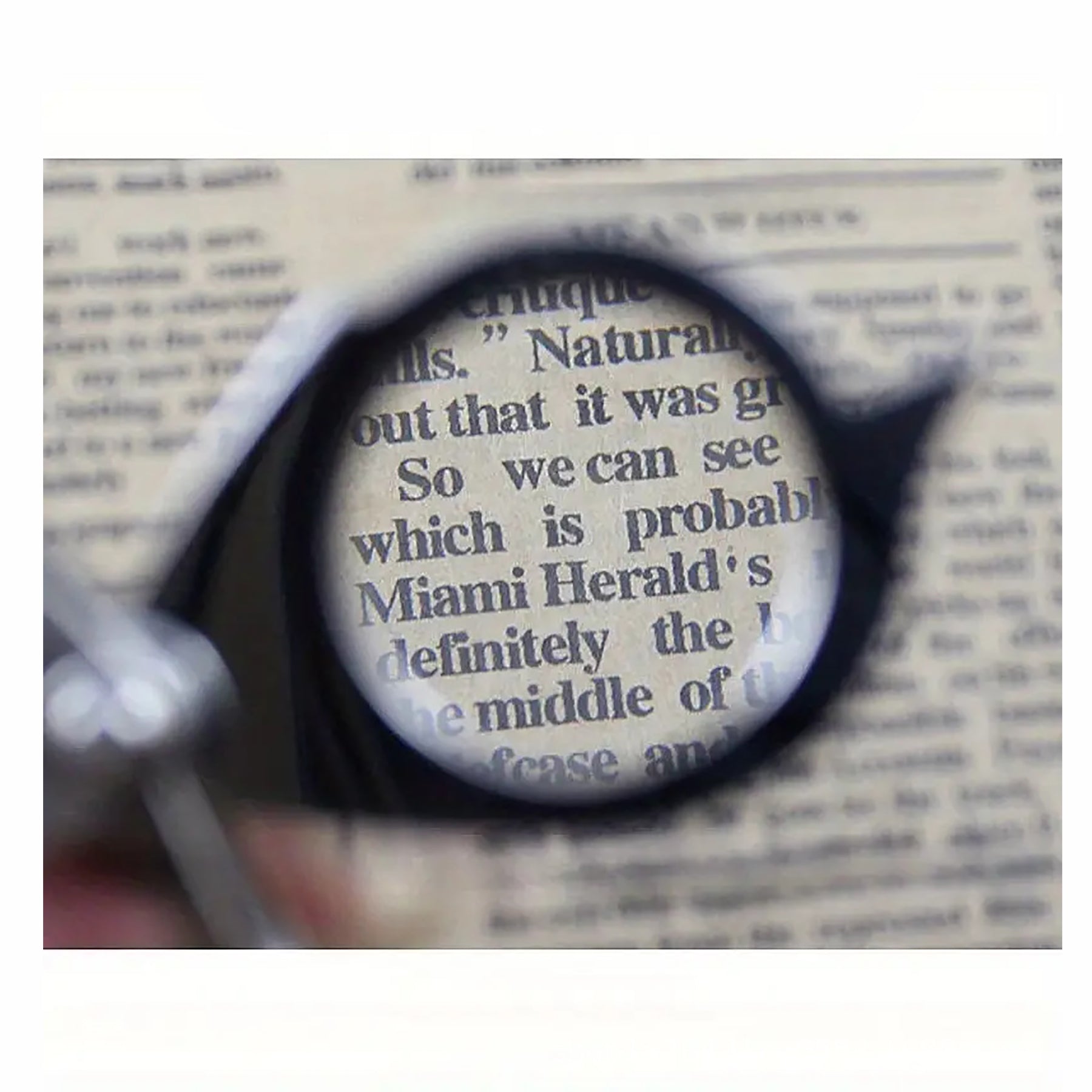 Portable Magnifying Glass