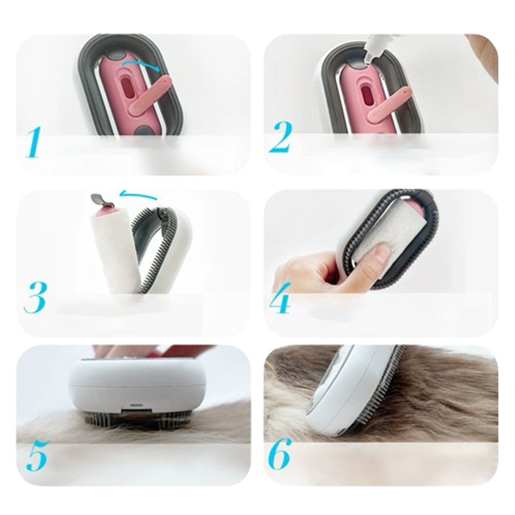 Pet Hair Removal Comb With Water Tank