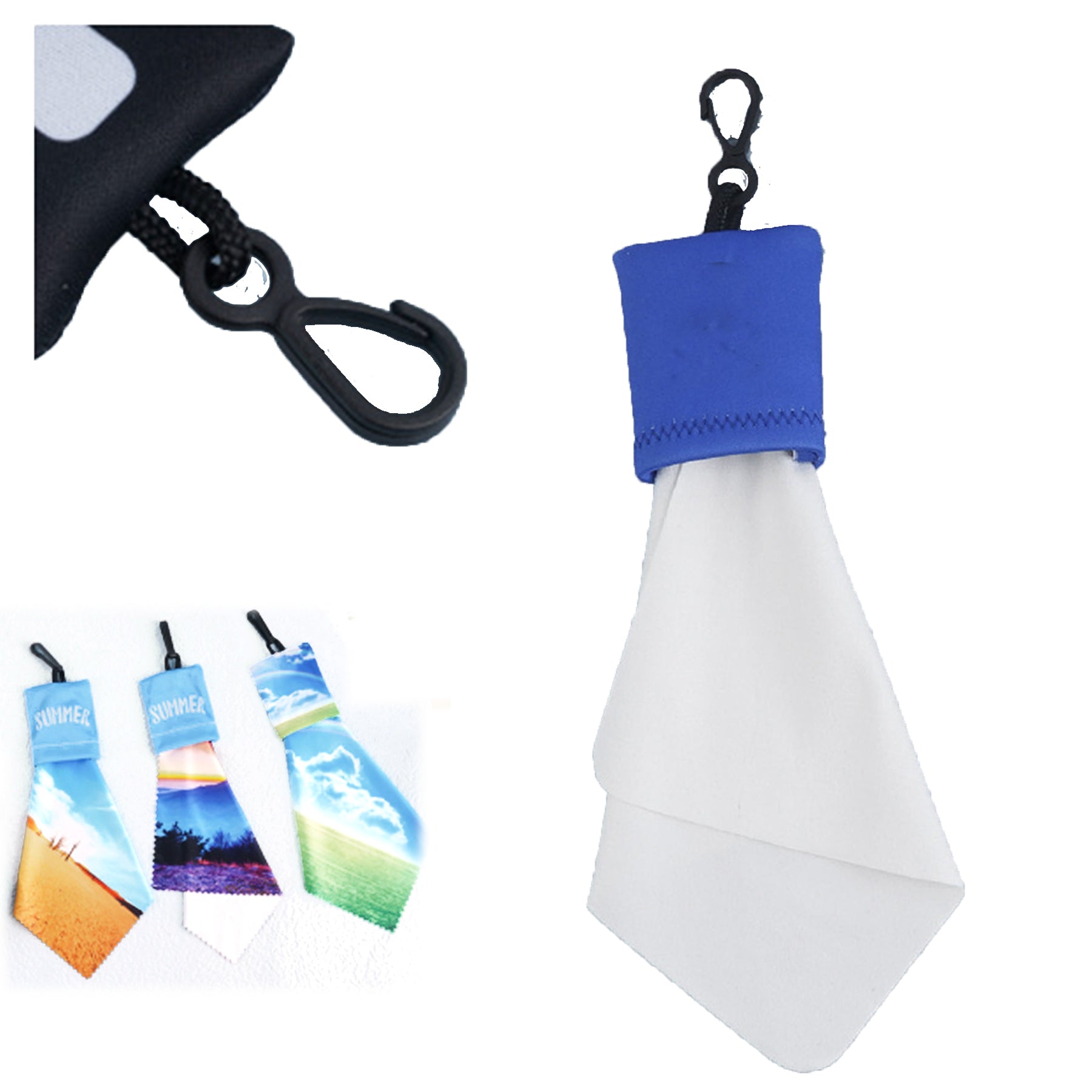 Eyeglass Cleaning Cloth Keychain