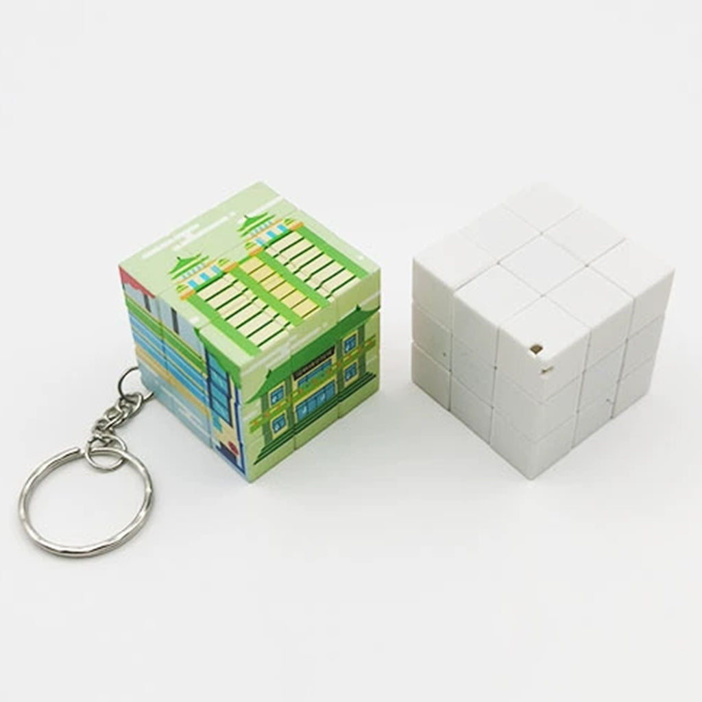 Mini 3x3 Keychain Cube