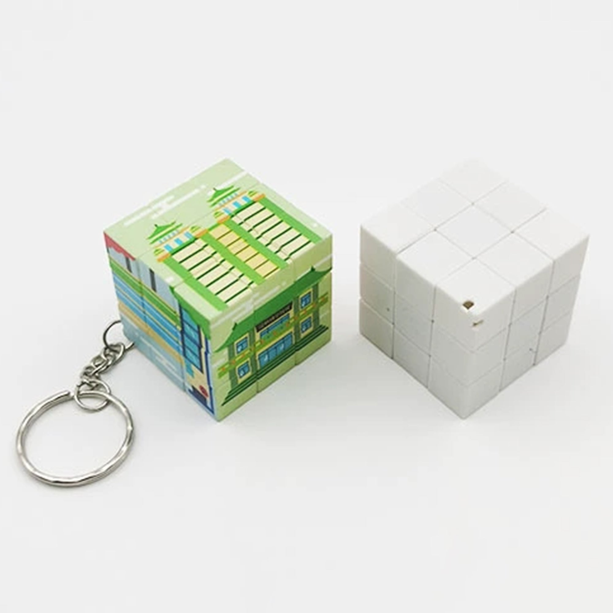 Mini 3x3 Keychain Cube