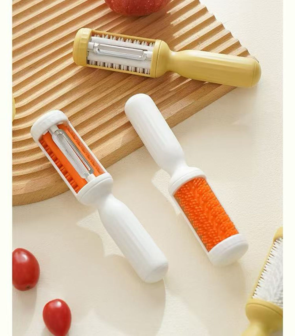 Multifunctional Scrubbing And Peeling Knife