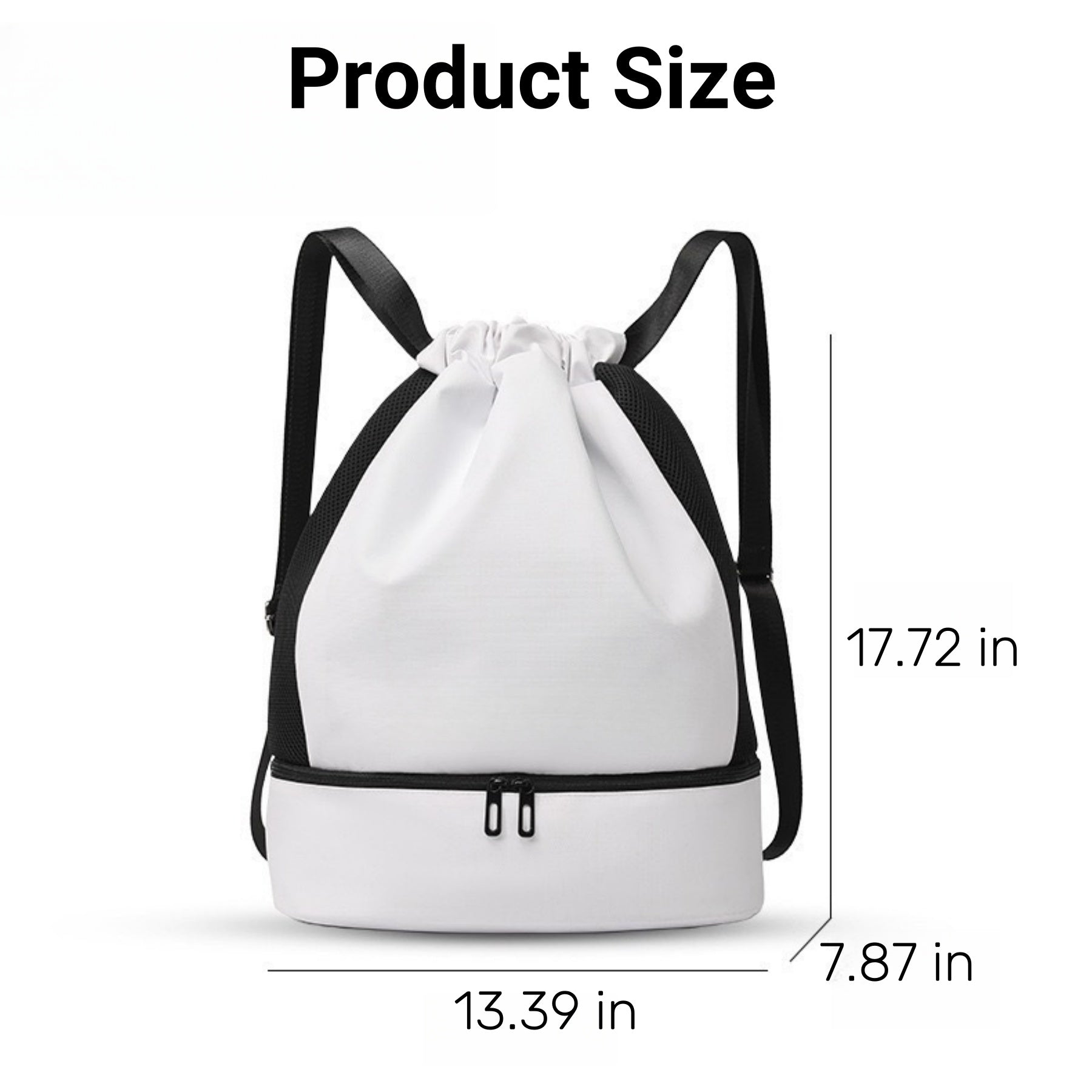 Stylish Minimalist Dry-Wet Separation Dual-Shoulder Backpack