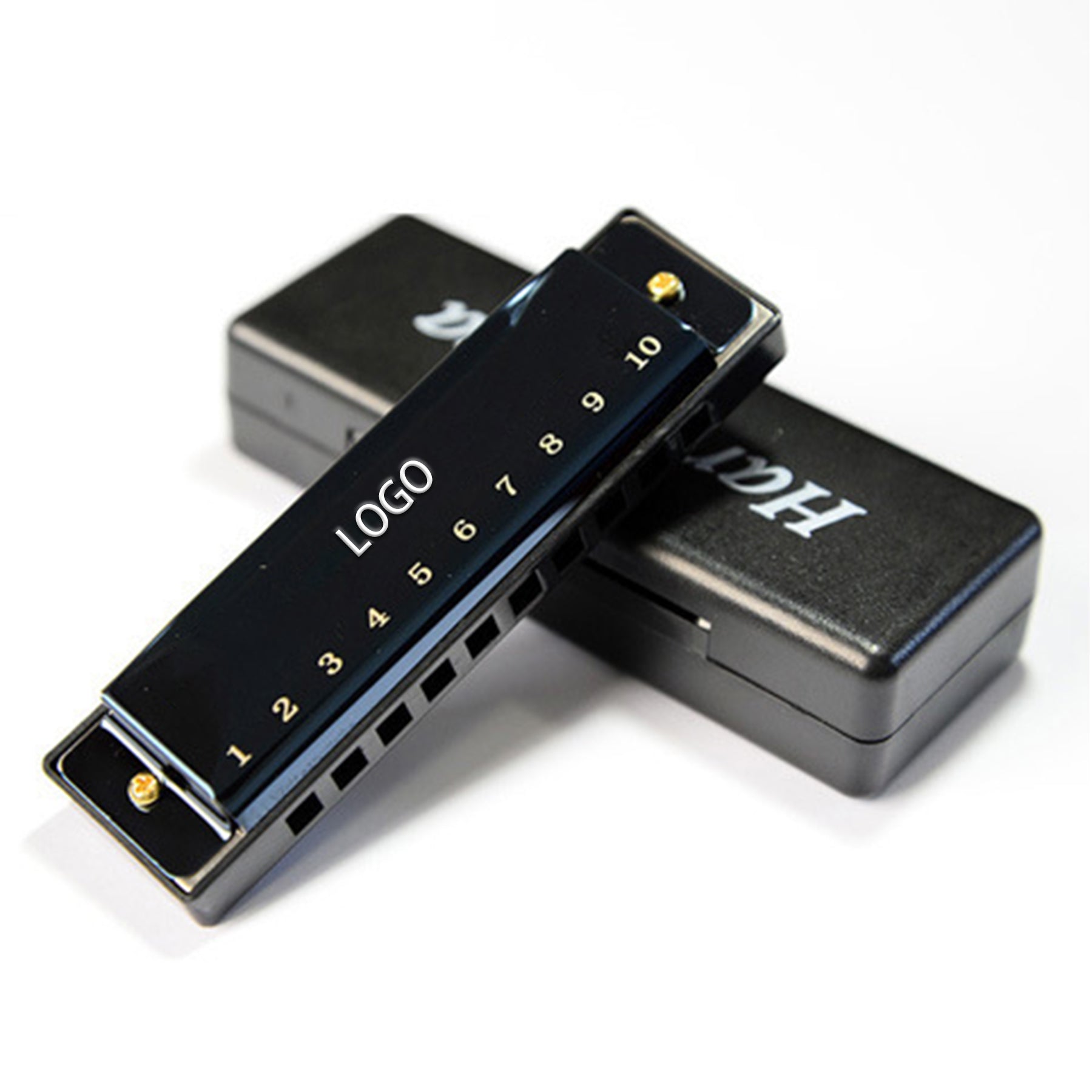 Titanium Gold Blues Harmonica For Children