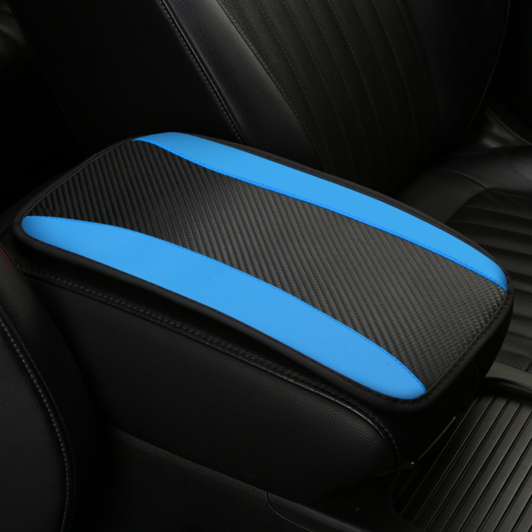 Console Top Pad Carbon Print Non Slip Ergonomic
