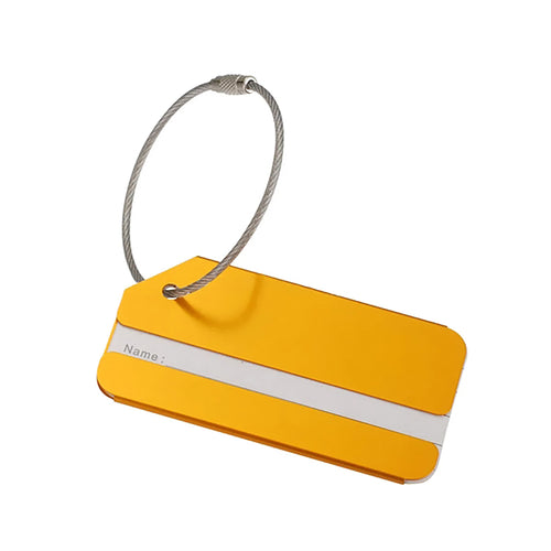 Aluminium Baggage Label