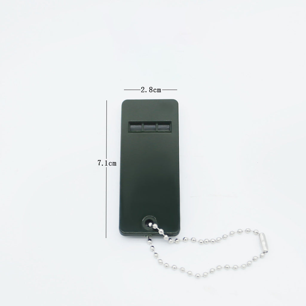 Three-Frequency Outdoor Survival Whistle