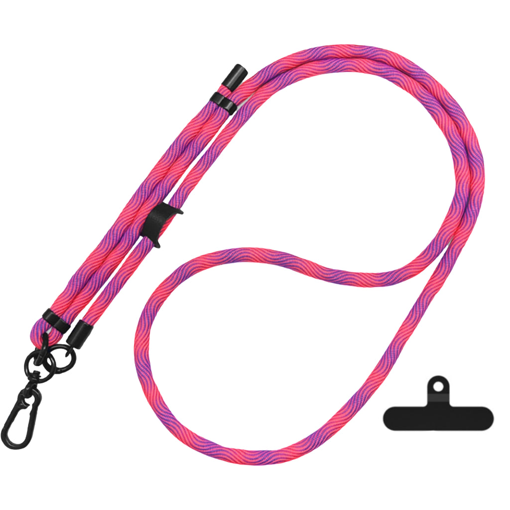 8mm Polyester Phone Lanyard Adjustable Crossbody Anti Loss