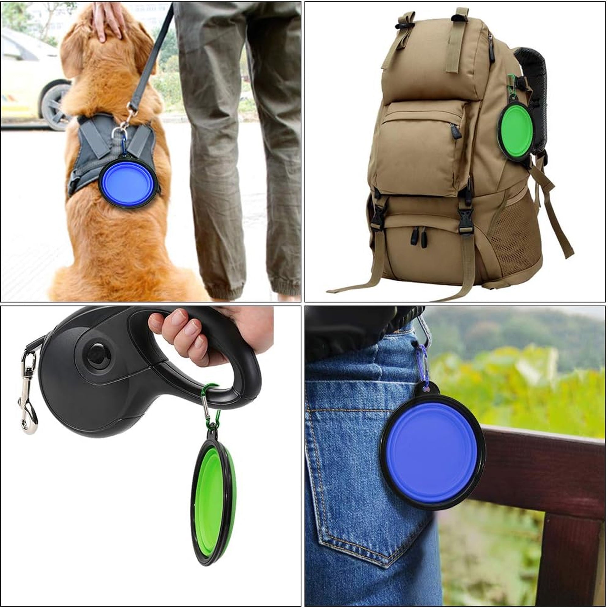 Dog Bowl Pet Collapsible Bowls