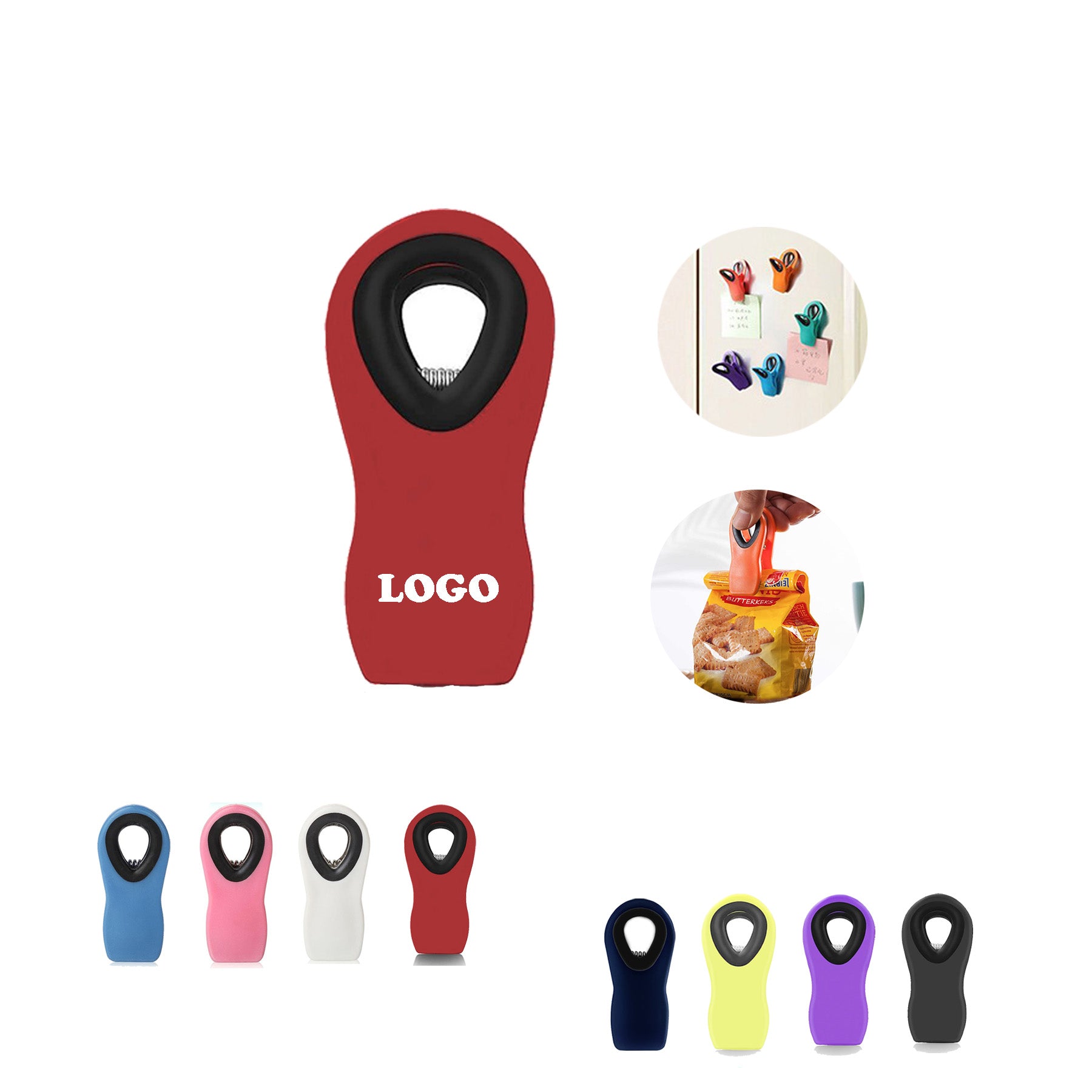 Magnetic Fridge Memo Holder Clip