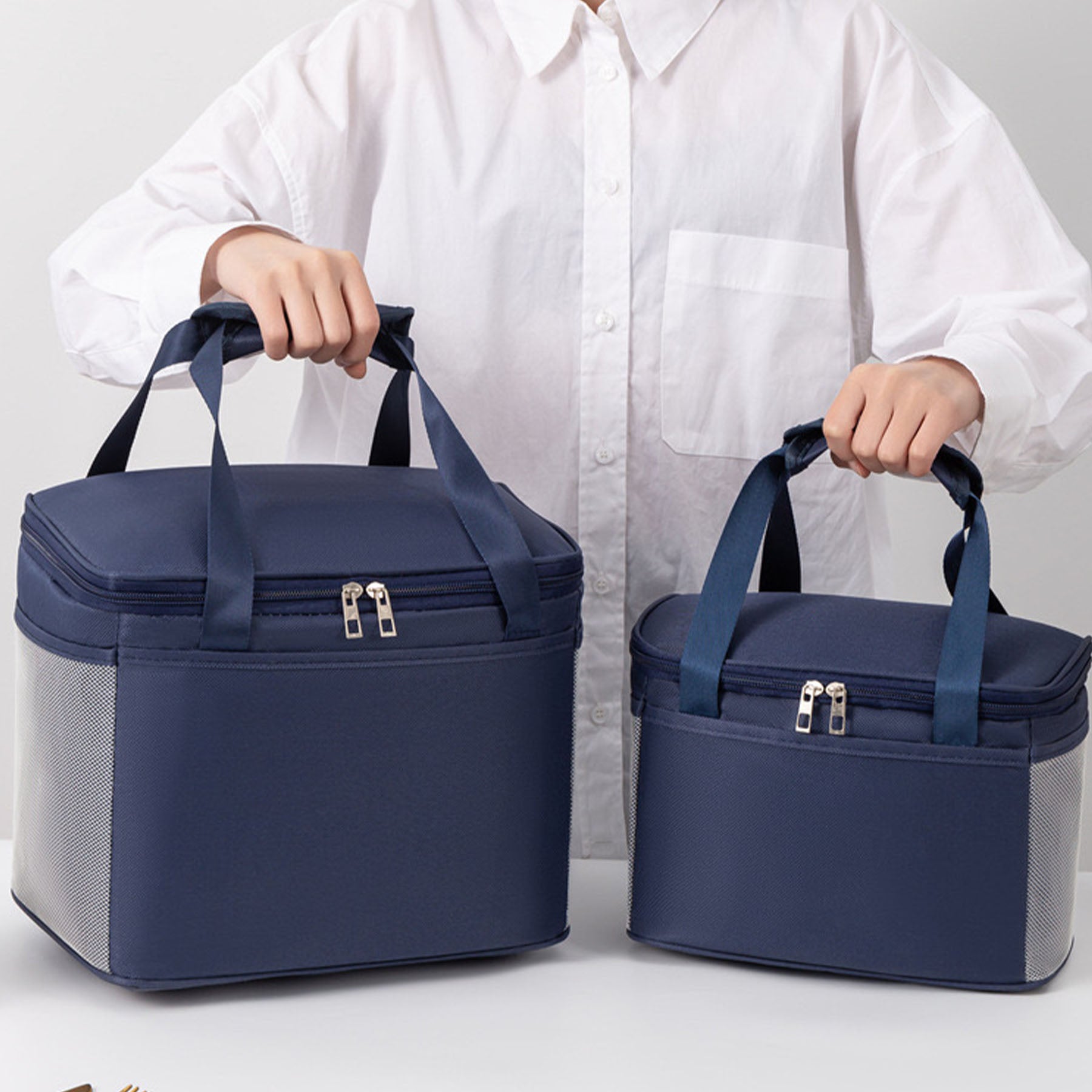 Insulated Aluminum Foil Lunch Tote Bag