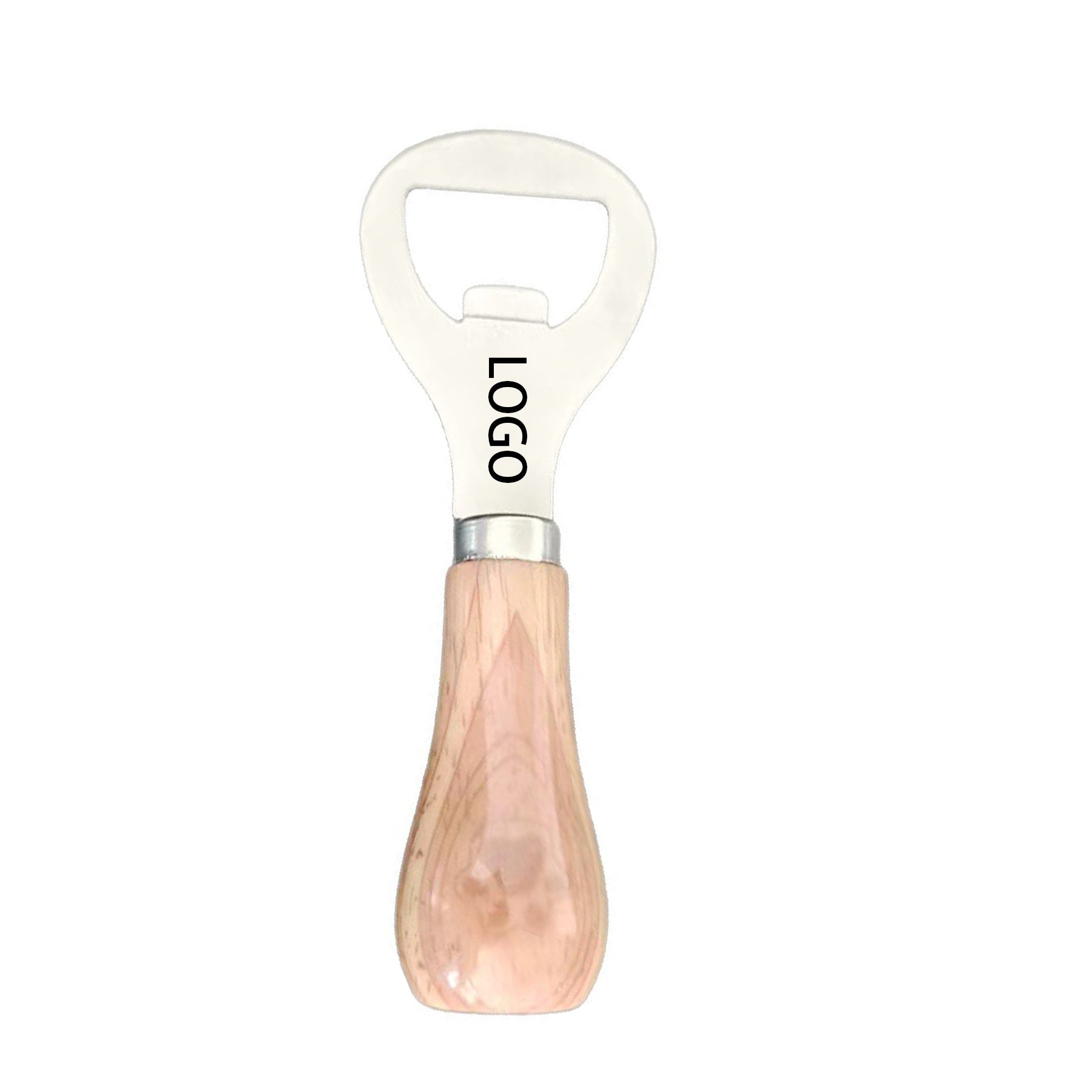 Wood-Handled Bottle Opener