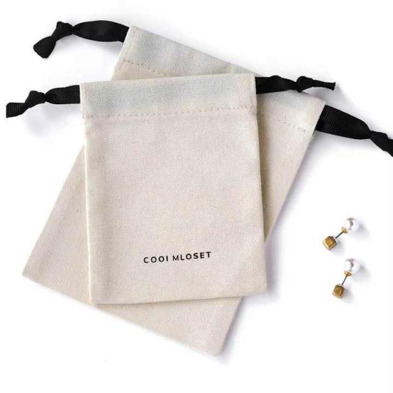 Professional Export Drawstring Cotton Bag Colorful Custom Logo Multifunction Jewelry Pouches