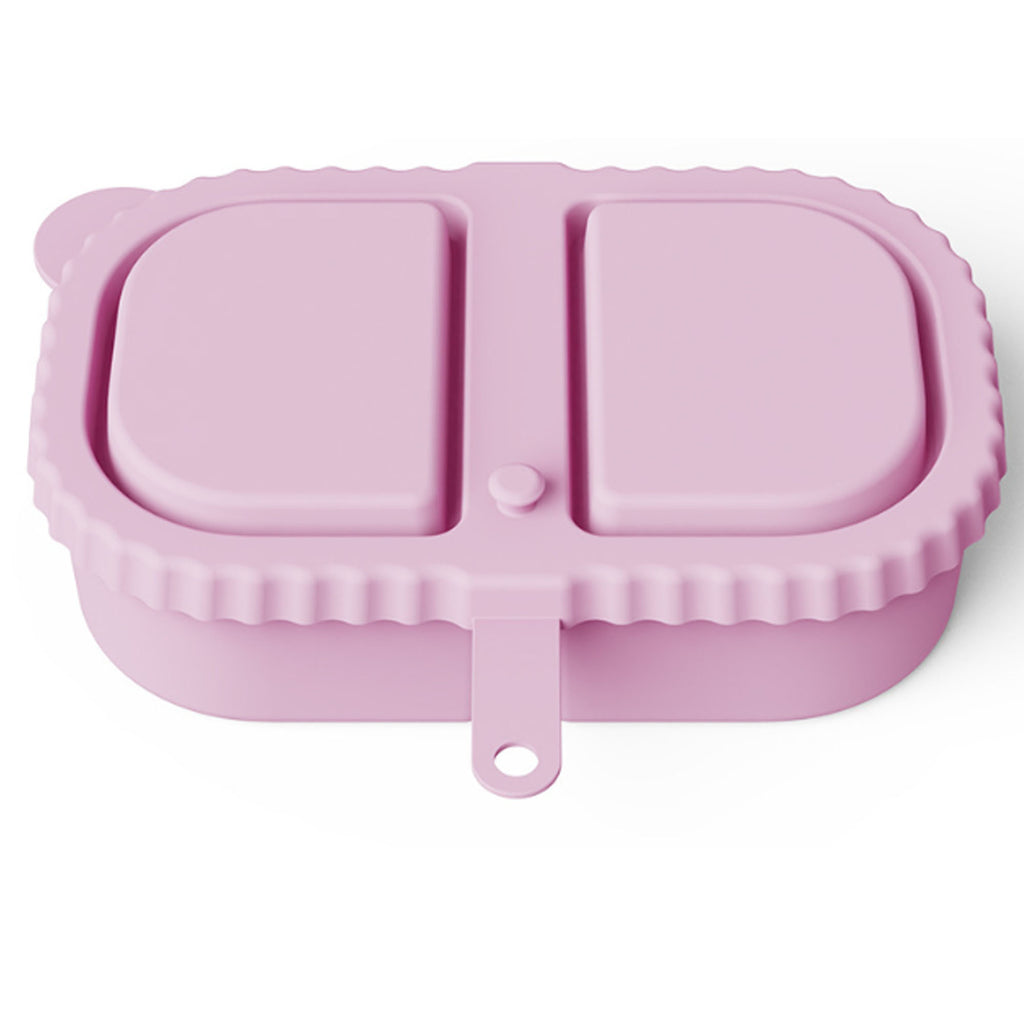 Silicone Double Compartment Condiment Container with Lid