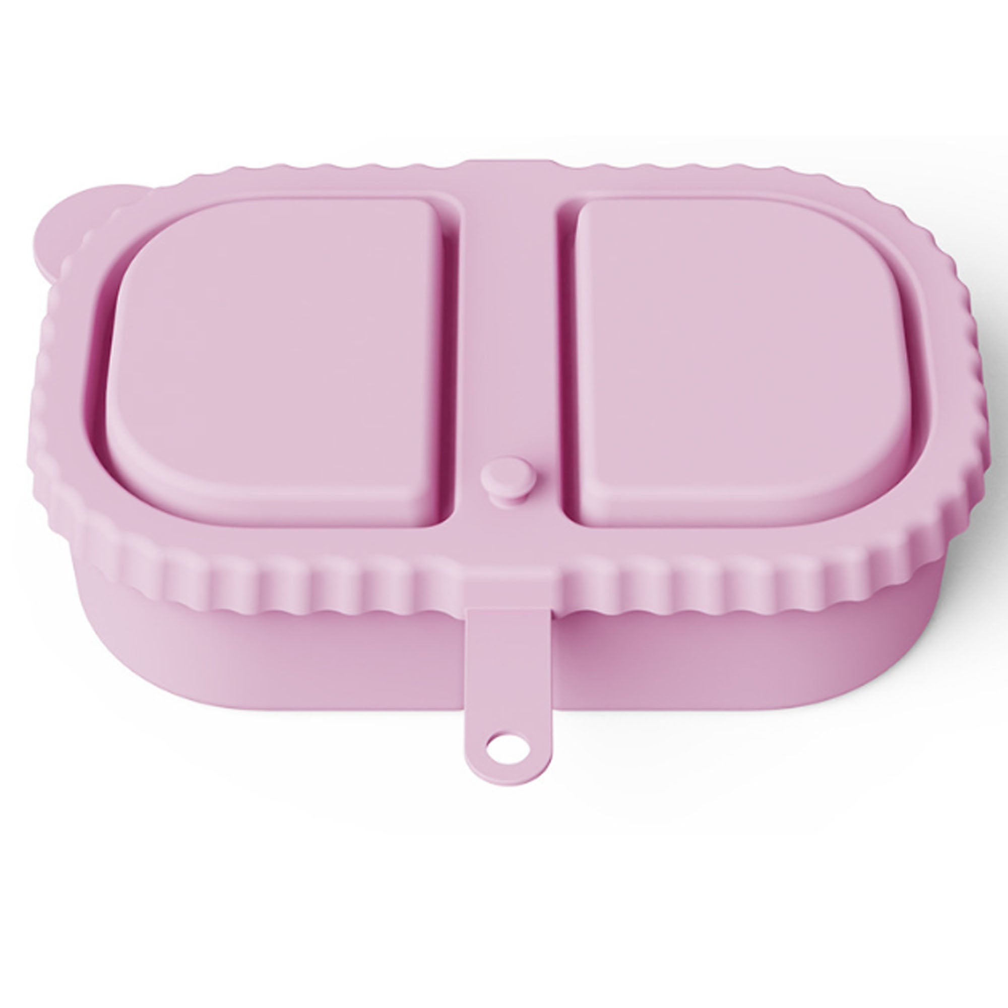 Silicone Double Compartment Condiment Container with Lid