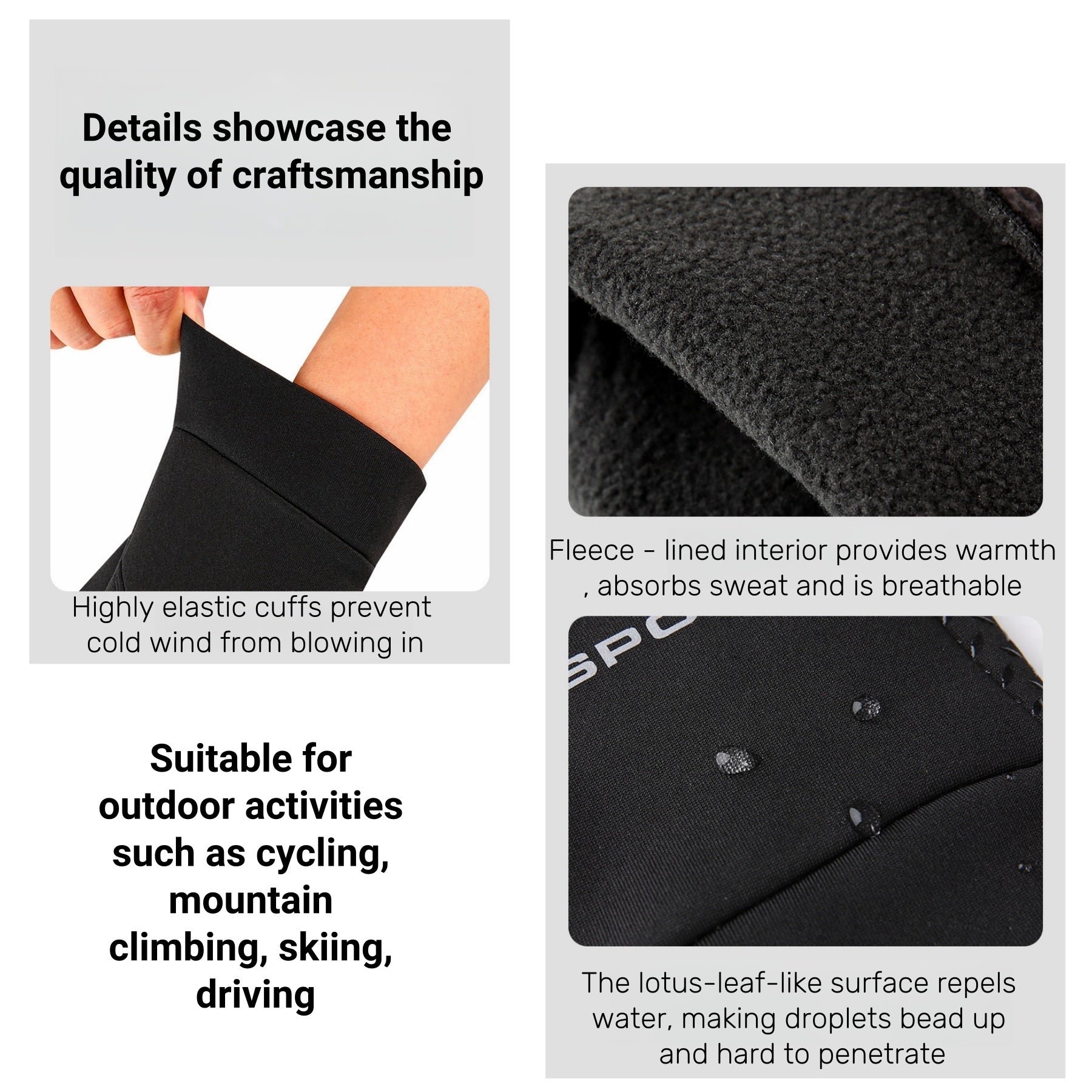 Windproof And Waterproof Cycling Gloves