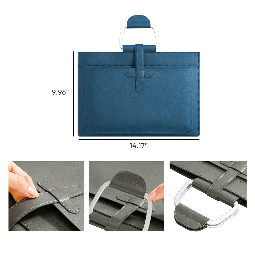 PU Leather Documents Bag