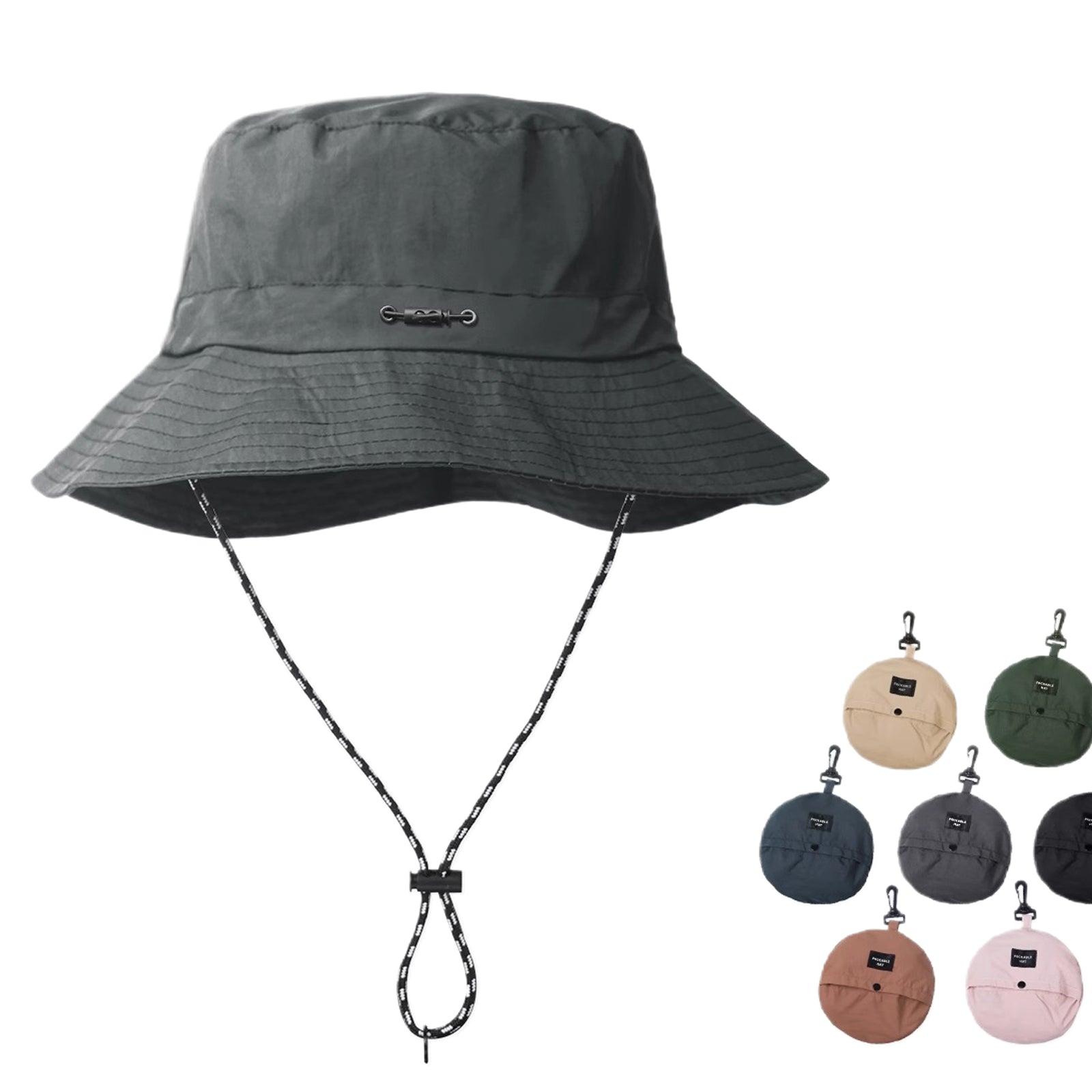 Wide Brim Sun Bucket Hat