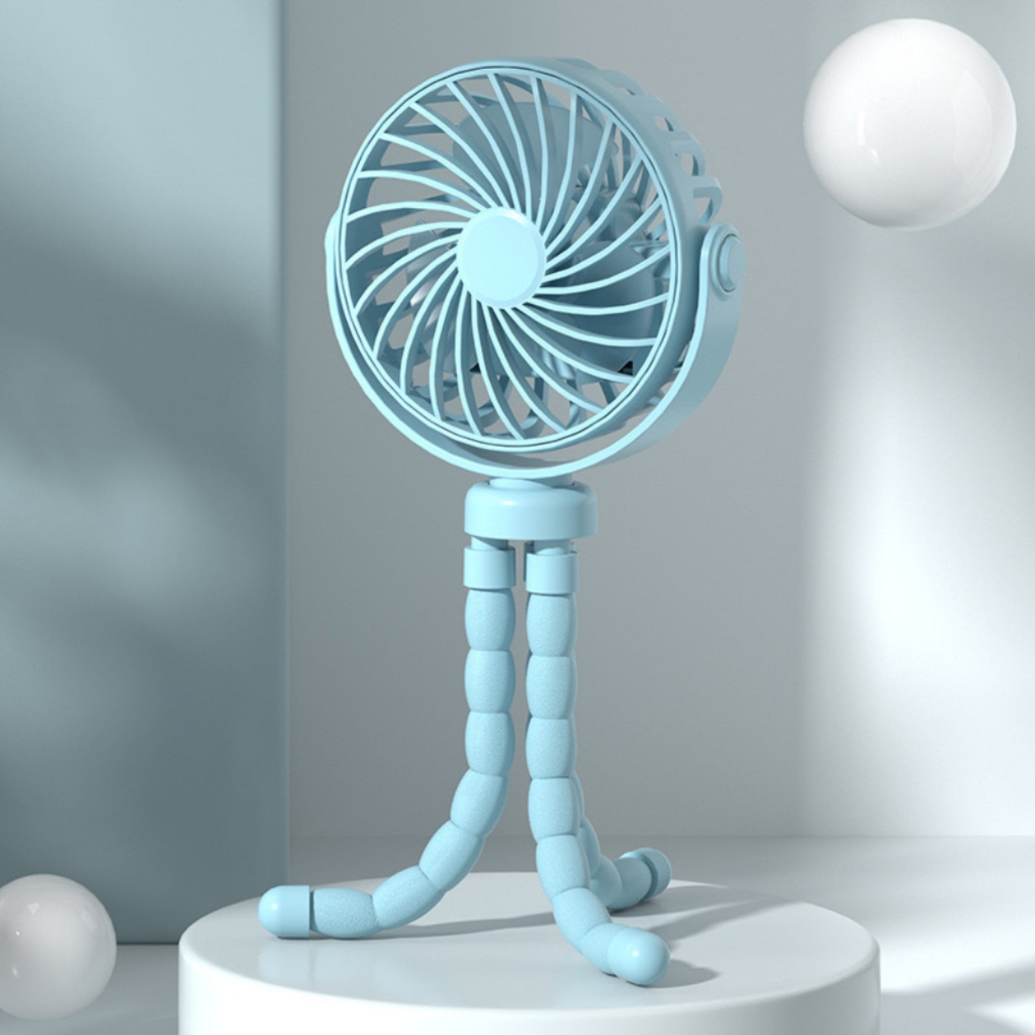USB Charged Lithium Battery Octopus Mini Fan