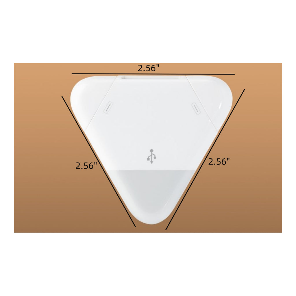 Magnetic Triangle USB Type C Memory Card Reader