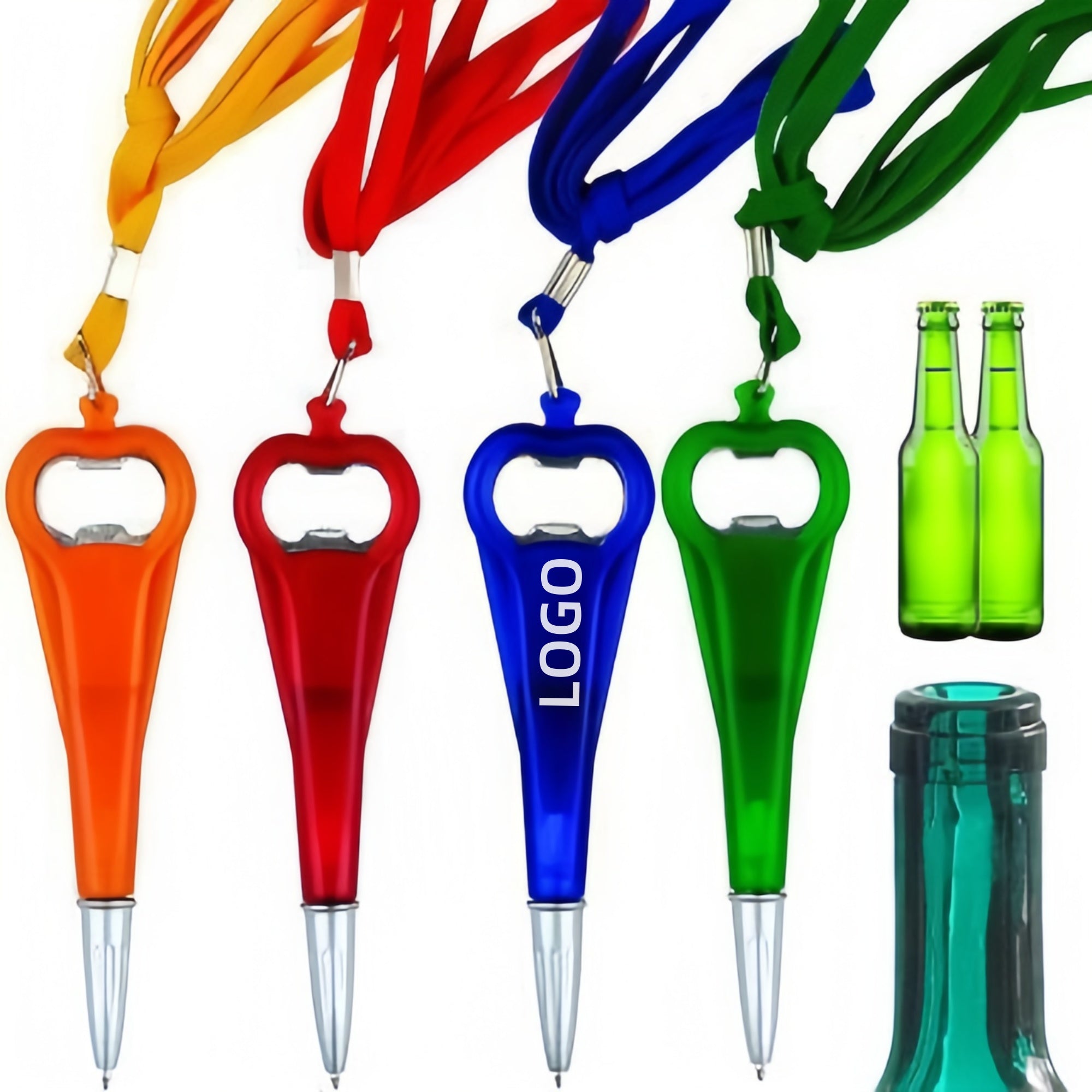 Multi - function Ballpoint Pen with Bottle Opener