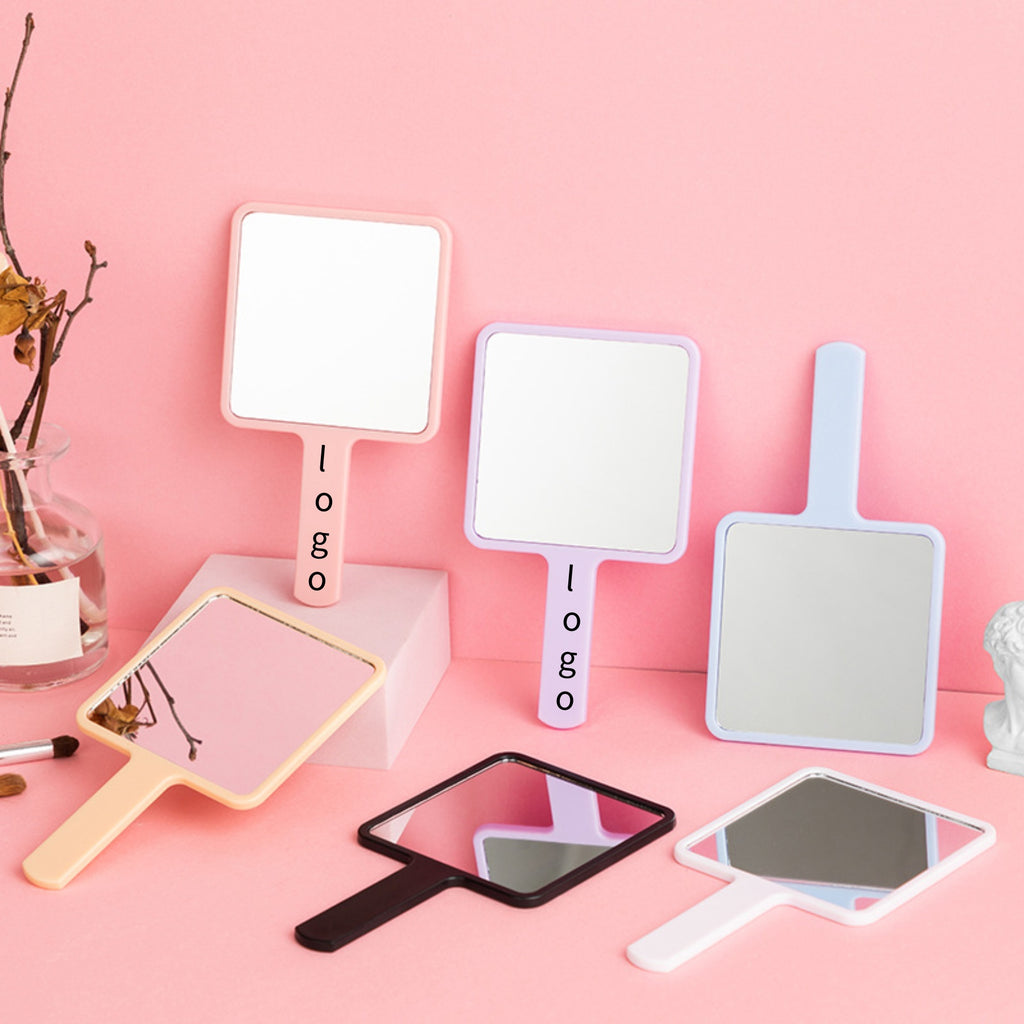 Square Handheld Makeup Mirror