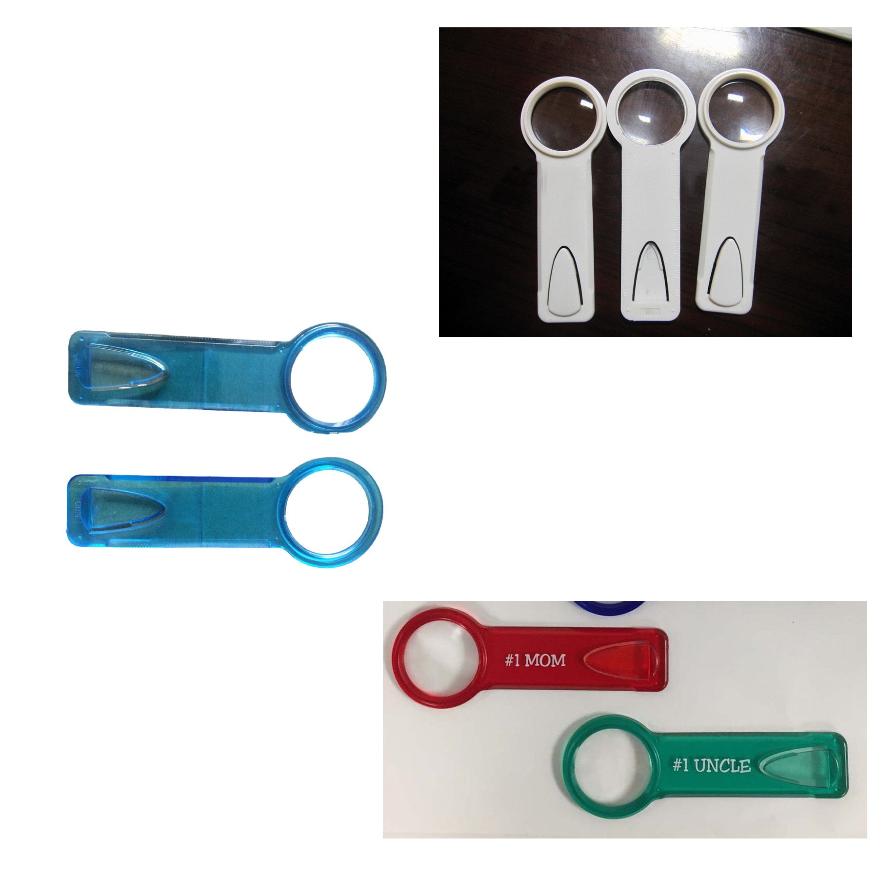 Union Printed - Bookmark (3X) Magnifier With Ruler With1-Color Logo