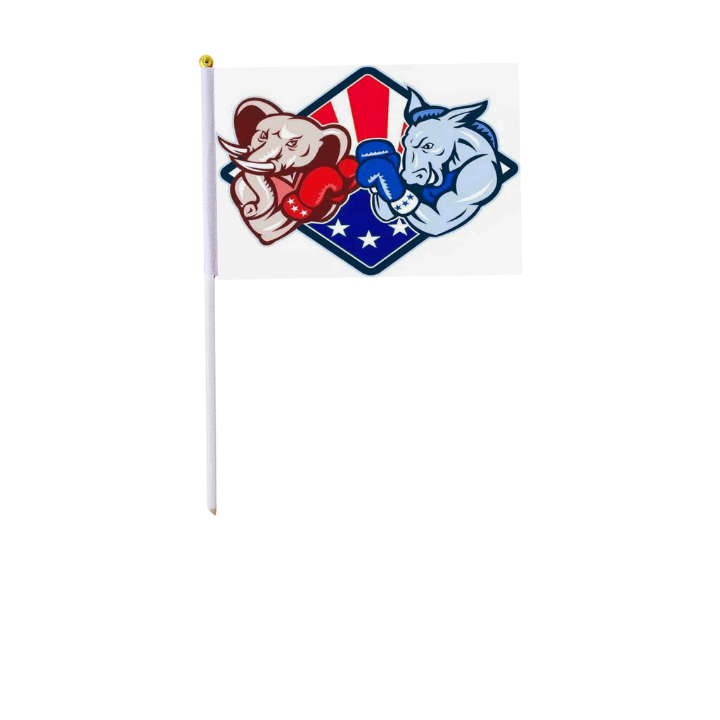 Custom Hand Held Stick Flags
