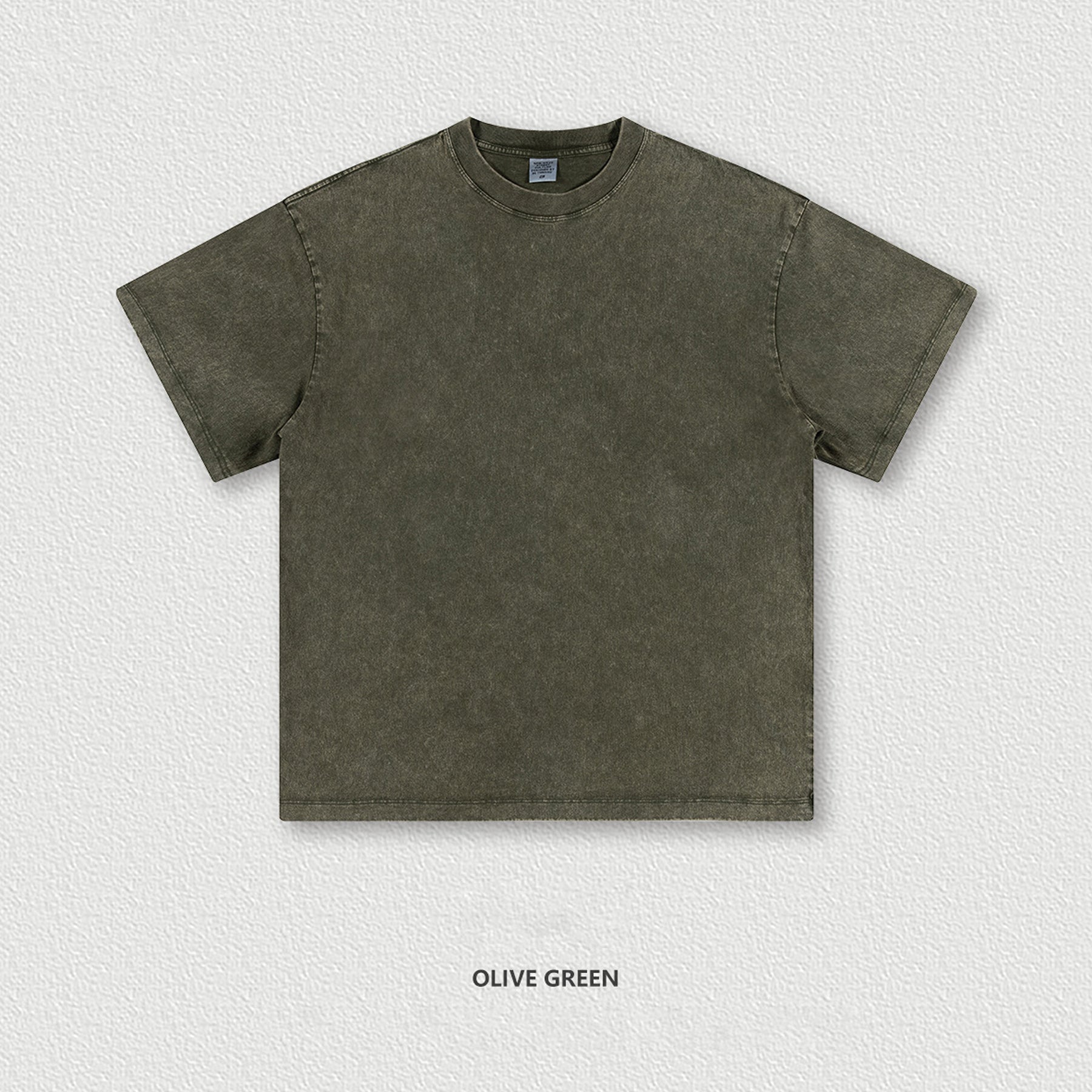 275G Washed Batik Crewneck Short Sleeves