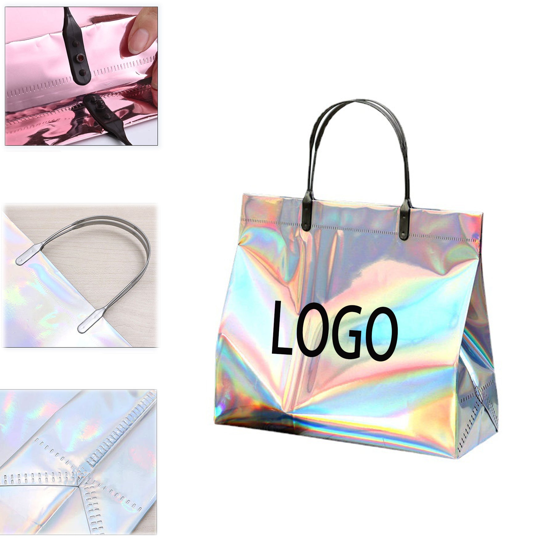 Holographic PVC Tote Bag