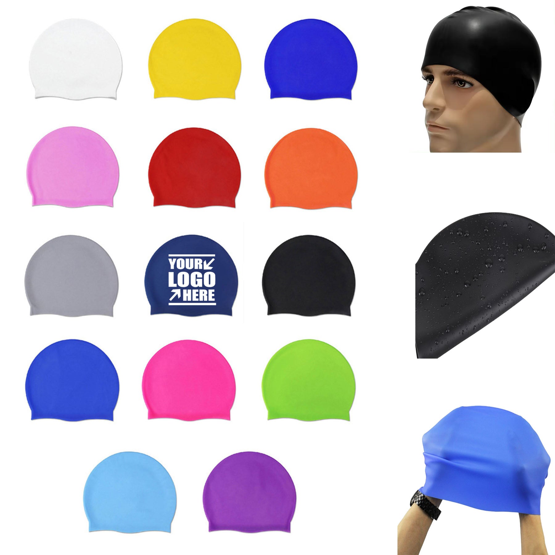 Silicone Swimming Cap