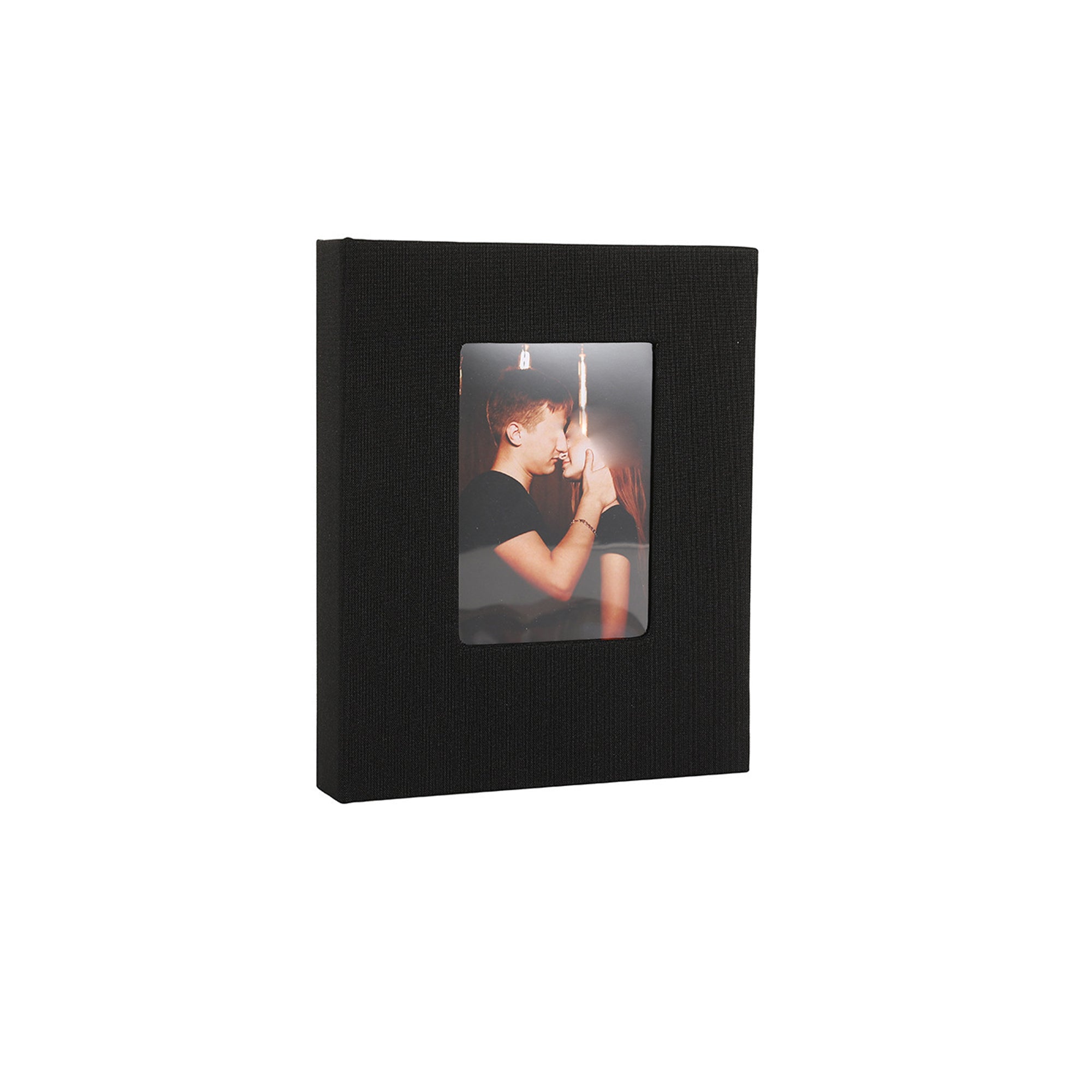 Fabric Linen Hardcover Photo Album 4x6 Inch Window Scrapbook