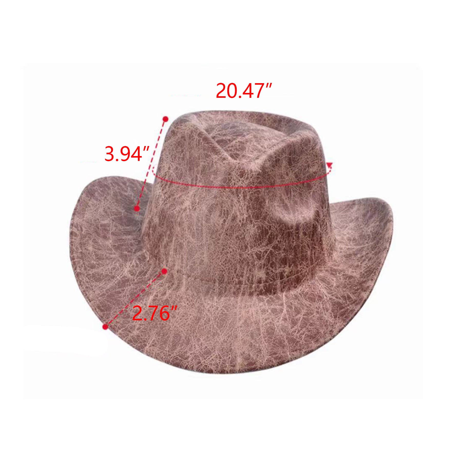 The United States Retro Texture Western Cowboy Hat