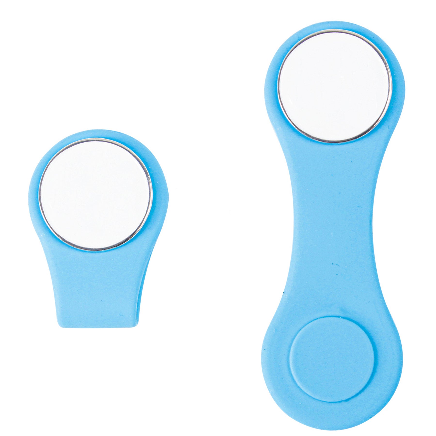 Golf Metal Ball Logo Magnetic Silicone Cap Clip