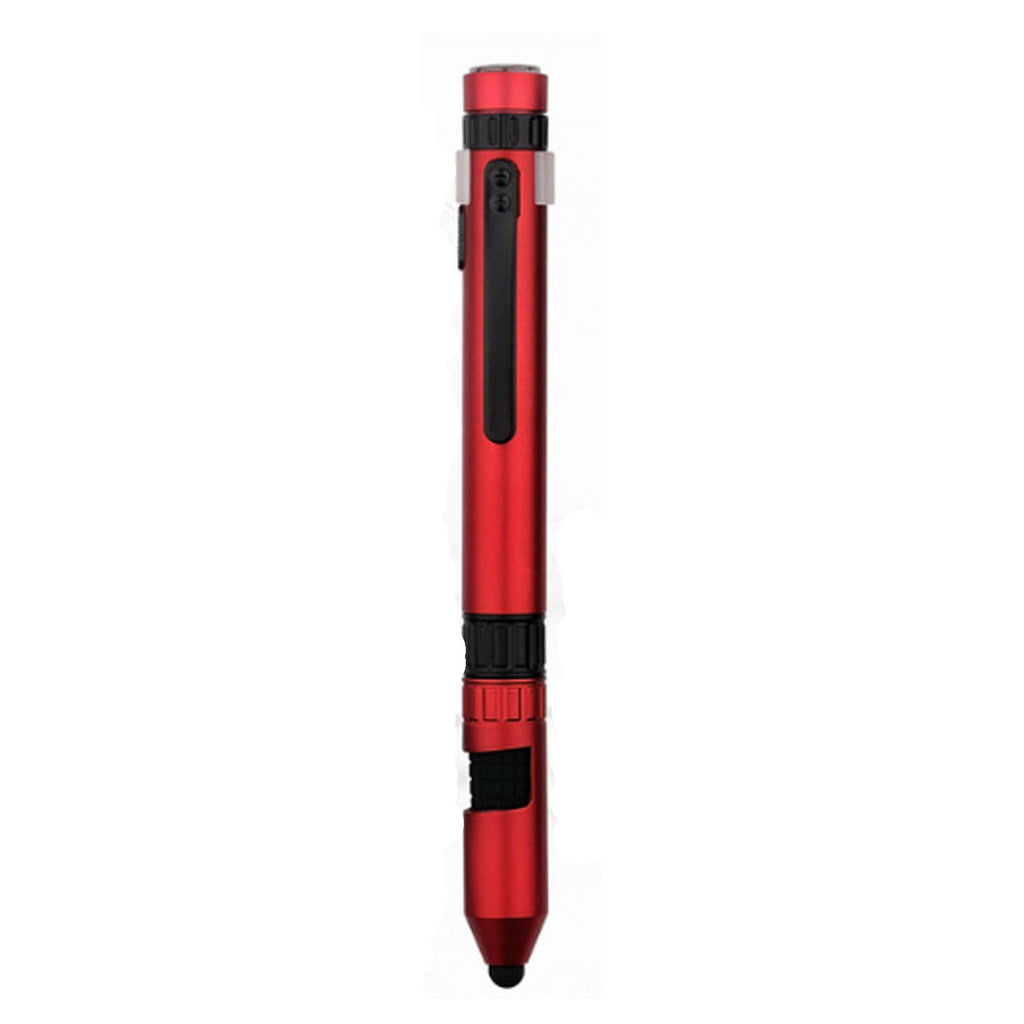 6 in 1 Multi Functional Outdoor Tool Pen Ballpoint Pen
